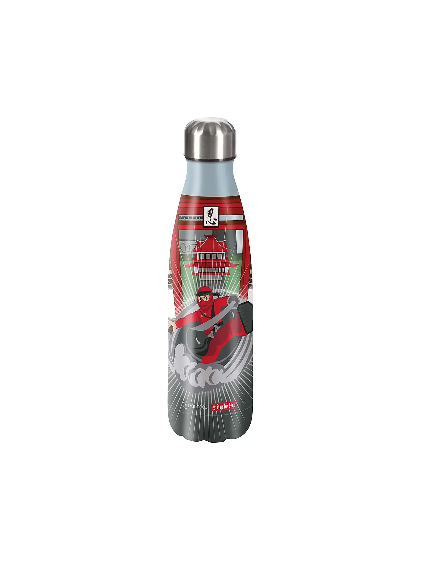STEP BY STEP | Edelstahl Trinkflasche - Pegasus Emily | bunt